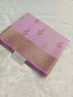 Chiniya Silk Banarasi Saree with Floral Buti Weaving
