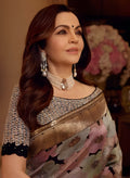 Neeta Ambani Ma'am Inspired Handwoven Pure Kataan Silk Saree