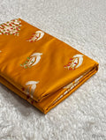 Gold Shade Handwoven Kataan Mashru Silk Tilfi Meena