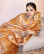Metallic Shade Reshmi Tissue Silk Banarasi