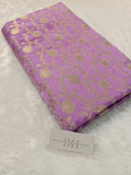Lavender Shade Handwoven Kataan Mashru Silk Saree