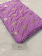 Levendar Shade Handwoven Kataan Mashru Silk Saree