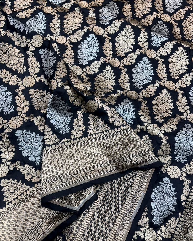 Neeta Ambani Ma'am Inspired Handwoven Pure Kataan Silk Saree