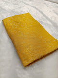 Mustard Gold Shade Handwoven Kataan Ektara Jamdani Saree