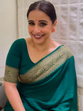 Vidya Balan Ma'am Inspired Handwoven Khaddi Chiffon Georgette Saree
