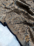 Black Shade Handwoven High Percentage Zari Kataan Silk Brocade Banarasi