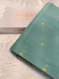 Pure Kora Organza Silk Banarasi Saree with Contrast Floral Border