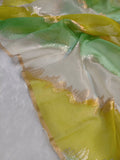 Pure Kora Organza Silk Rangkaat Banarasi Saree – Floral Woven Design
